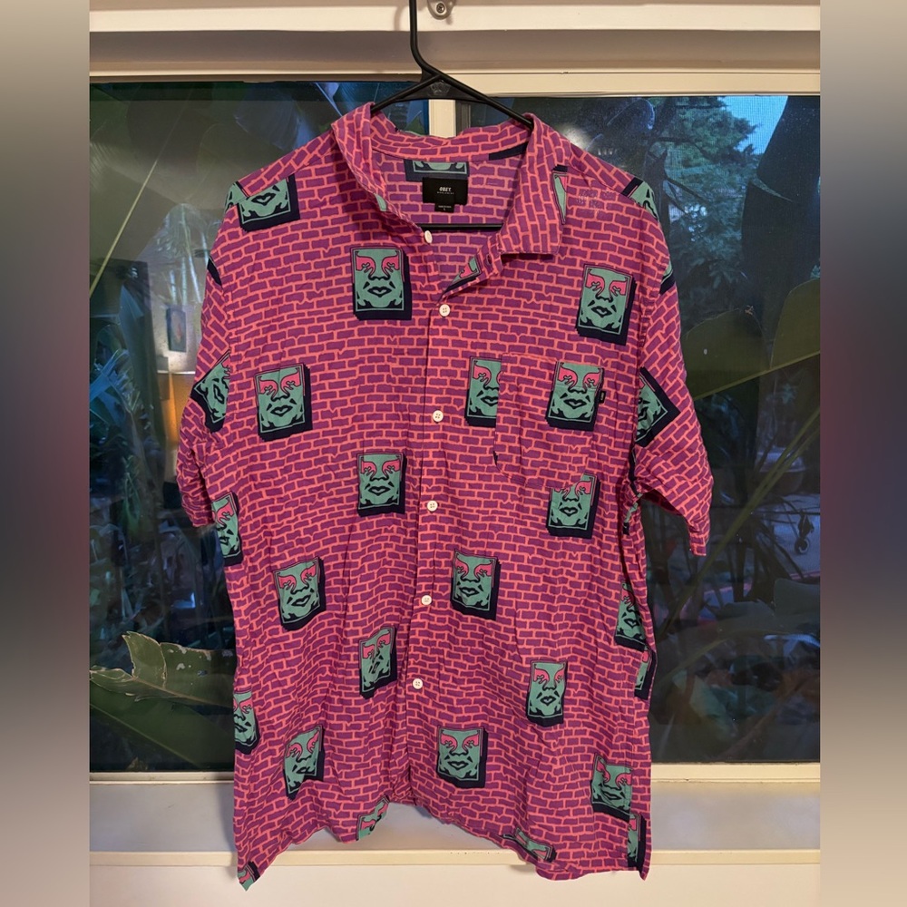Obey Button up shirt